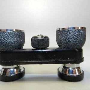 Vintage Light Bridge Opera Glasses -  Black- Adjustable -Small - Excellent Condition