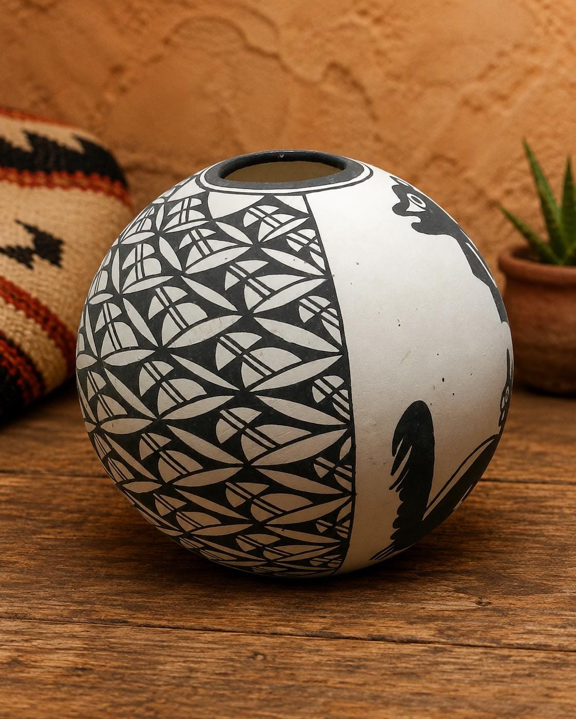 Vintage Acoma Pueblo Seed Pot - Etsy