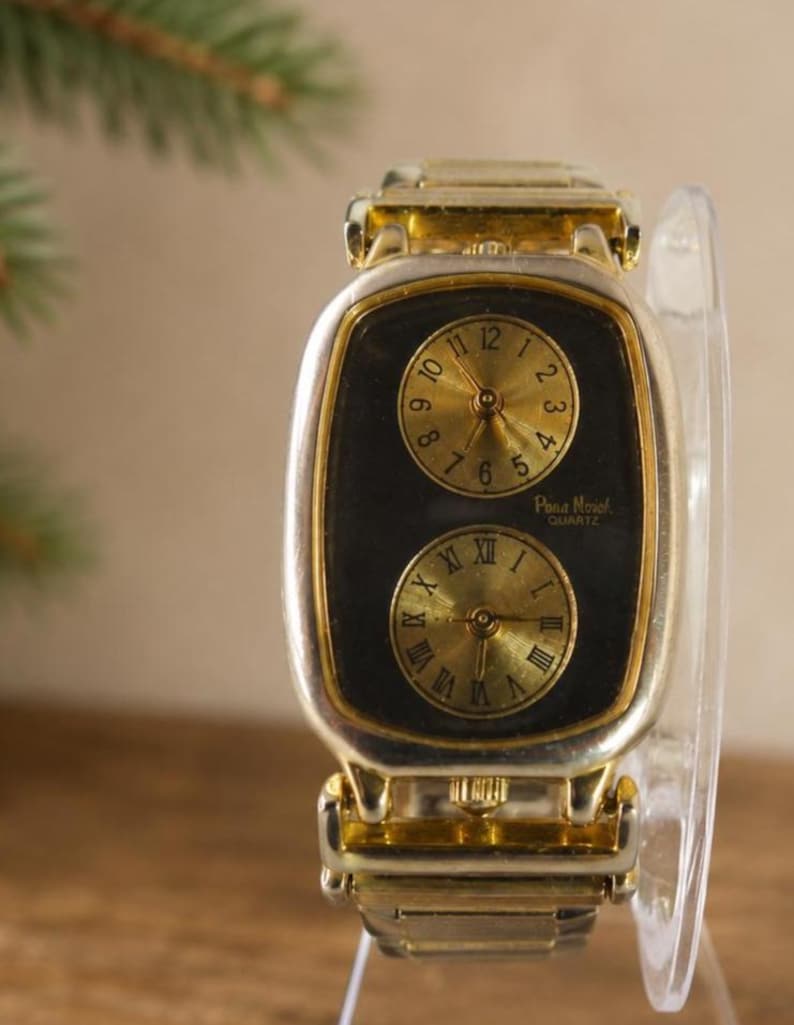 Vintage Pierre Nicol Dual Time Zone Watch Working image 2