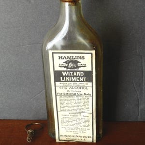 Authentic Antique Herbal Medicine Bottle - Quack Sideshow - Hamlin's ...