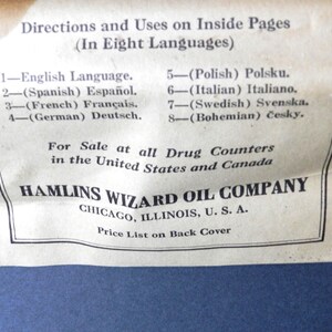 Authentic Antique Herbal Medicine Bottle - Quack Sideshow - Hamlin's ...