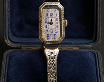 1920s Art Deco Swiss Ladies Watch Mechanical  Needs Repair
