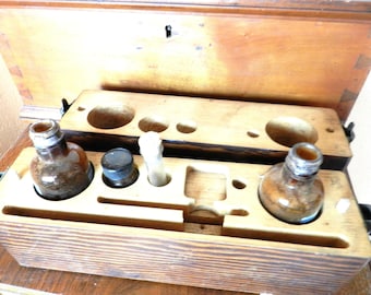 Vintage Medical Kit - Bio Chemical Laboratories Inc - Fitted Box - Incomplete - 1950s