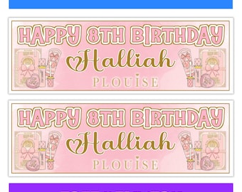 P LOUISE Personalised Birthday Banners - P Louise Personalised Birthday Banners - P Louise Birthday Banners - P Louise Make Up Banners