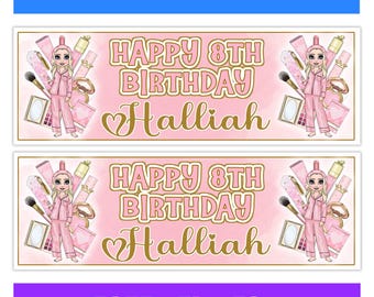 P LOUISE Gepersonaliseerde verjaardagsbanners - P Louise Gepersonaliseerde verjaardagsbanners - P Louise verjaardagsbanners - P Louise make-upbanners - D2