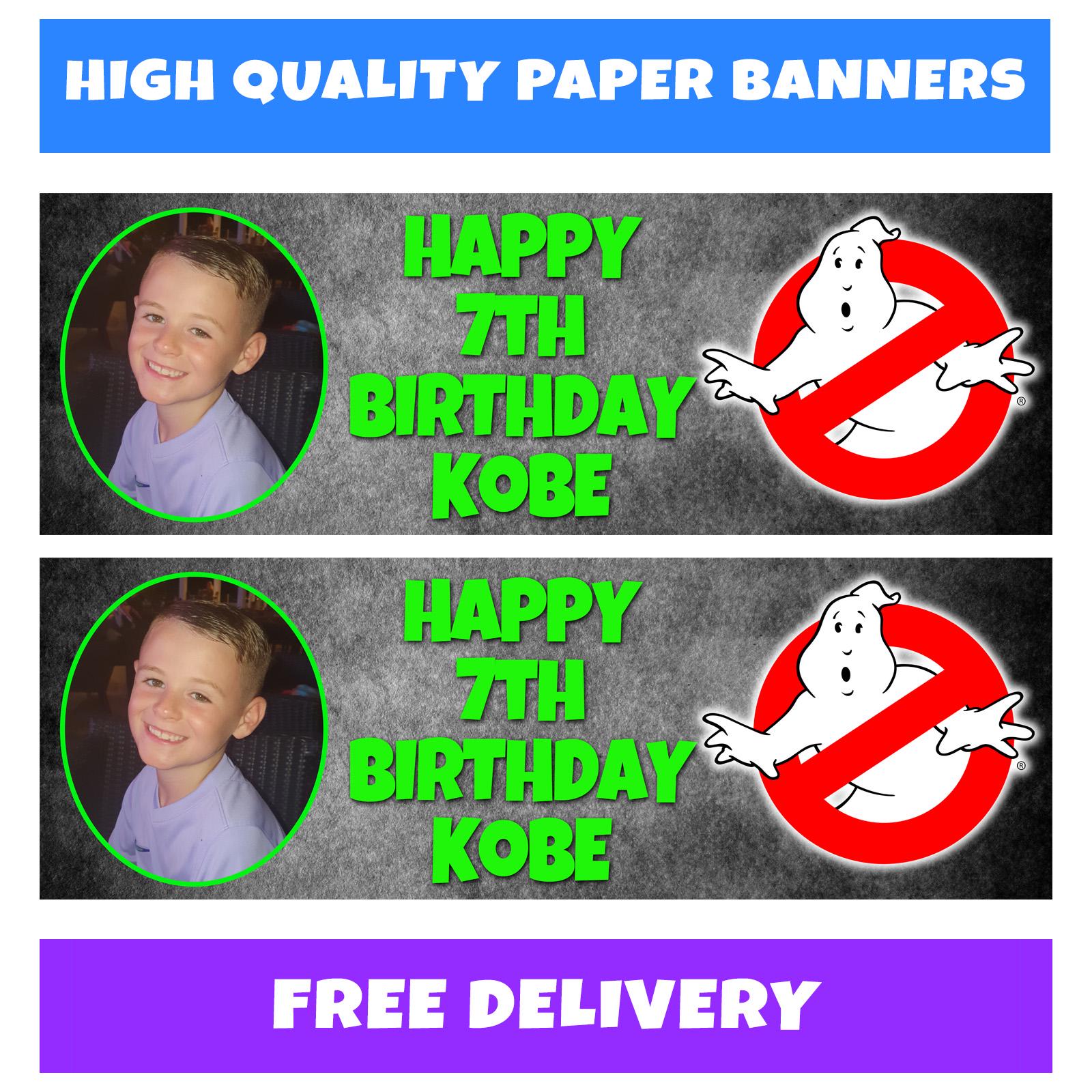Siphus Decorazioni Compleanno, Ghostbusters Palloncini, Addobbi Compleanno Bambino, Palloncini Festa, Striscione Happy Birthday, Cake Toppers per Feste di Compleanno