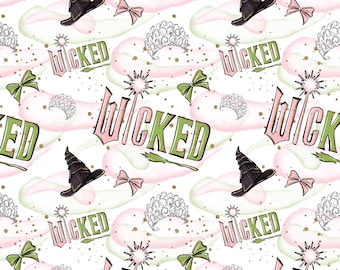 WICKED MOVIE Verjaardagscadeaupapier - Wicked Movie Gepersonaliseerde cadeauverpakking - Wicked Inpakpapier - Wicked Musical Inpakpapier
