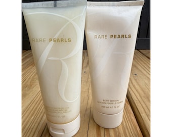 Avon Rare Pearls Pearlized Duschgel und Körperlotion 6,7 fl oz