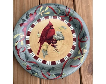 1 Lenox Winter Greetings Cardinal-dinerborden, 10,75 inch (vervanging)