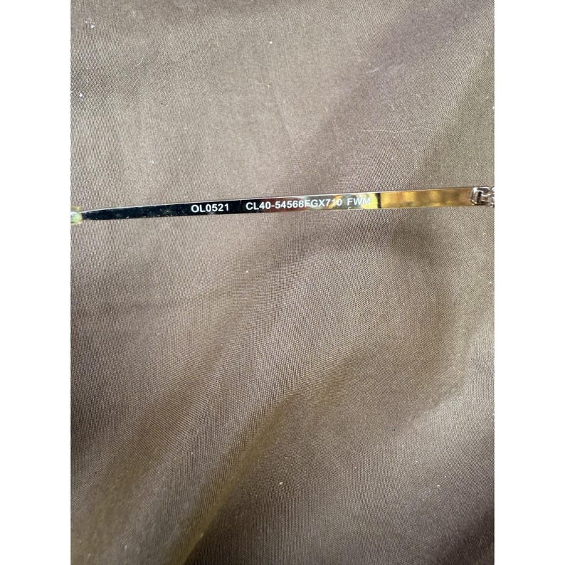 Gafas de sol vintage Foster Grant Y2K de gran tamaño con cristales cuadrados y diamantes de imitación dorados 0L0521 imagen 6