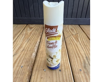 Spray deodorante per ambienti Glade Vintage '03, vaniglia francese, 266 ml, eliminatore di odori.