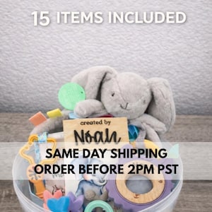 Baby's First Easter Jumbo Egg Gift, Personalized Toddler Easter Basket Alternative