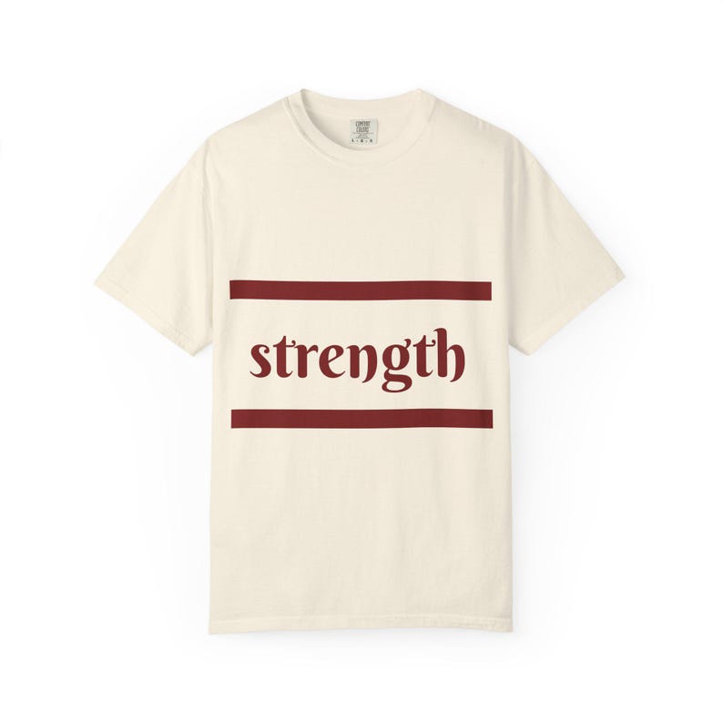 Strength Text Tee | T-shirt - Etsy