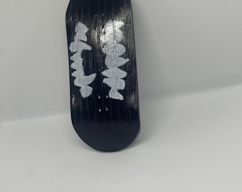 Splinters Wooden Black Fingerbaord 42mm Deck