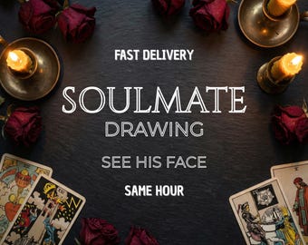 Soulmate Drawing - Psychic Sketch of Your Future Husband or Partner