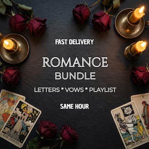 Gudmakans romanspaket - Kärleksbrev, löften, poesi och anpassad spellista