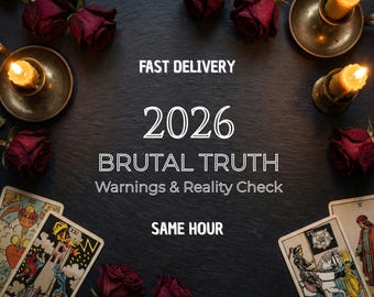 2026 Brutal Truth Tarot Reading - Warnings and Reality Check