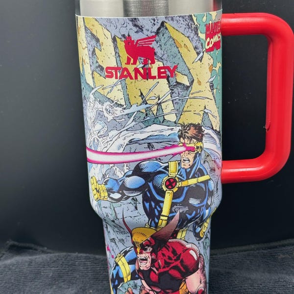 Vaso Quencher H2.0 Flowstate de 40 oz de edición limitada de cómics de X-MEN de 1991