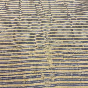 19th Century Hexagon Flower Crib Quilt | c.1870s | Hand Pieced | Blue Calico | 56” x 46” Bild 16