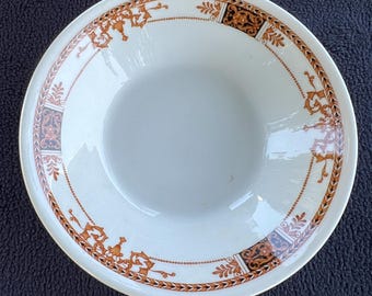 Syracuse China Syralite Bowl – Gold/Brown Classical
