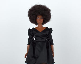 Bambola Fashion Royalty 1/6 BJD 11-13" Abito in raso con maniche a sbuffo