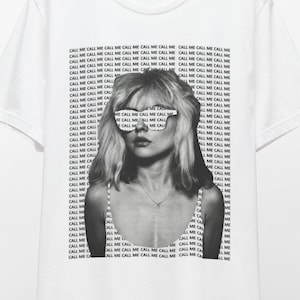 Debbie Harry Blondie Shirt 70s 80s Retro New Wave Band Graphic Tee Vintage Punk Rock Music Fan Unisex Style Tee