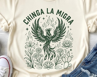 Chinga La Migra Shirt Immigrant Rights Shirt Comfort Colors Graphic Tee Social Justice T Shirt Equality Pride Activist Gift