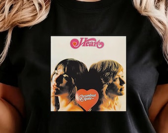 Heart Band Dreamboat Annie Album Shirt 70s Rock Band Graphic Tee Vintage Classic Rock T Shirt Music Lover Gift Unisex Comfort Colors Shirt