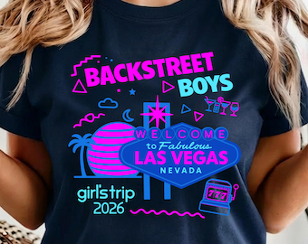 Backstreet Boys Millennium Shirt Girls Trip 2026 Las Vegas Concert Tee BSB Fan Reunion Tour Vegas Sphere Girls Trip Comfort Colors Shirt