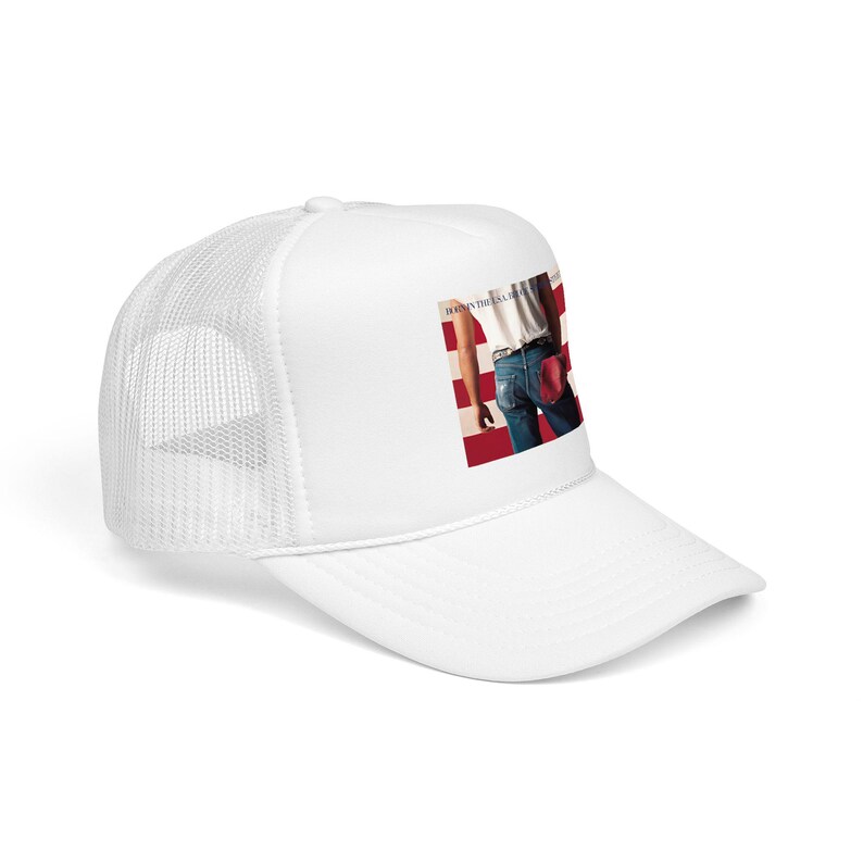 Gorra Bruce Springsteen Born In The USA, gorra de rock de los 80, gorra Boss Fan, gorra retro con gráfico de EE. UU., regalo para amantes de la música, estilo gorra de papá retro. imagen 7
