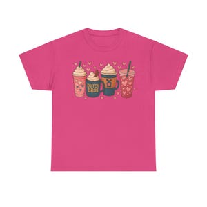 Dutch Bros Inspired Coffee Lovers Shirt Coffee Lover Tee Cute Coffee Graphic Valentine Gift Unisex Cotton Retro Style Bild 8