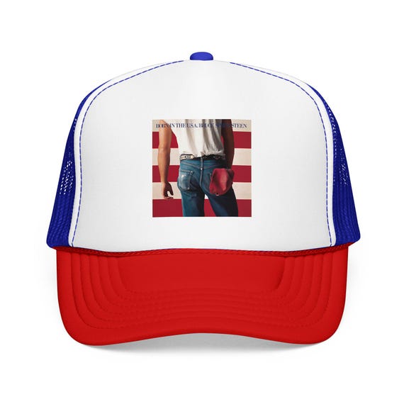 Bruce Springsteen Hat Born In The USA Hat 80s Rock Music Cap Boss Fan Retro USA Graphic HatMusic Lover Gift Retro Dad Hat Style