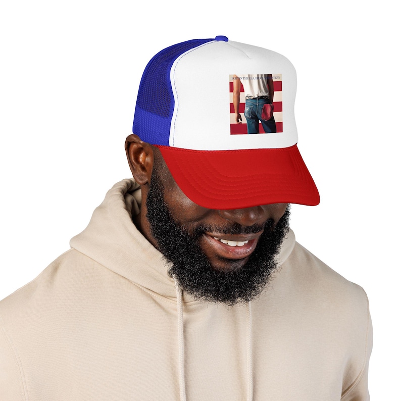 Gorra Bruce Springsteen Born In The USA, gorra de rock de los 80, gorra Boss Fan, gorra retro con gráfico de EE. UU., regalo para amantes de la música, estilo gorra de papá retro. imagen 17