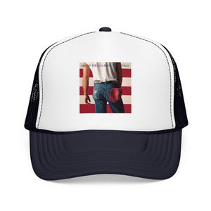 Bruce Springsteen Hat Born In The USA Hat 80s Rock Music Cap Boss Fan Retro USA Graphic HatMusic Lover Gift Retro Dad Hat Style
