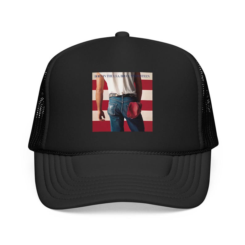 Bruce Springsteen Hat Born In The USA Hat 80s Rock Music Cap Boss Fan Retro USA Graphic HatMusic Lover Gift Retro Dad Hat Style