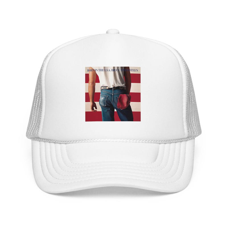 Bruce Springsteen Hat Born In The USA Hat 80s Rock Music Cap Boss Fan Retro USA Graphic HatMusic Lover Gift Retro Dad Hat Style