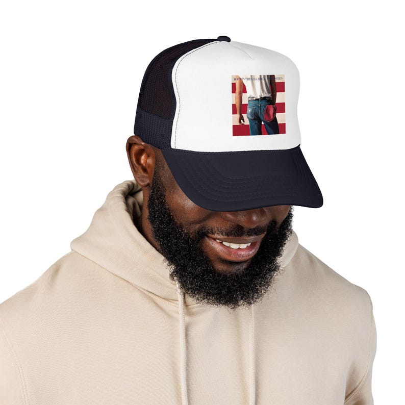 Gorra Bruce Springsteen Born In The USA, gorra de rock de los 80, gorra Boss Fan, gorra retro con gráfico de EE. UU., regalo para amantes de la música, estilo gorra de papá retro. imagen 13