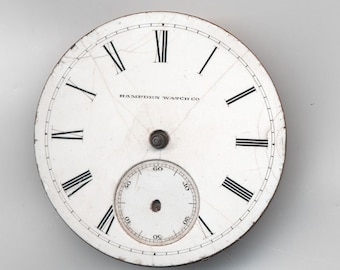 Hampden Watch Company 18s Taschenuhr Uhrwerk c1885