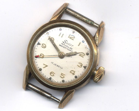 Ladies Vintage 17 Jewels Swiss Made Watch C1950s - Etsy