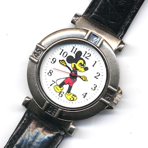 Vintage Mickey Mouse Watch – Japanese Movement Parts or Fix c1970s