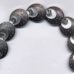 Vintage Half Moon Bracelet Base Metal