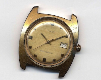 Vintage Timex Date 23660 2473 Mechanical Watch c1970s