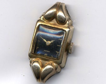 Damen Anker Vintage 15 Rubis Gold Filled Armbanduhr