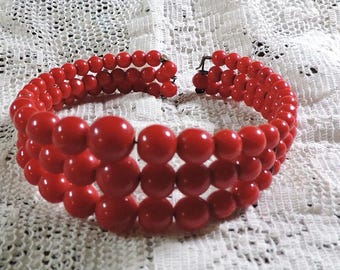 Lucite-armband met dierenprint, jaren 50