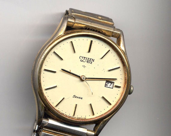 Citizen Quartz Ref 2110-069714 SMW Gold-Tone Watc… - image 1