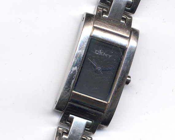DKNY Mens Chronograph Watch NY-1362 Black & Steel, Max 7.75 Inch Wrist  Working - Etsy