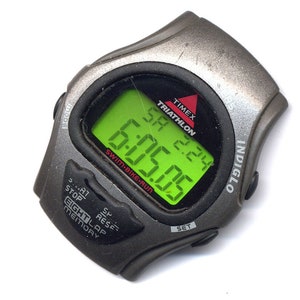 Vintage Timex Ironman Triathlon 8 LAP Indiglo c1970s