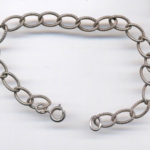 Starter Sterling Silver Charm Bracelet - 7 inch