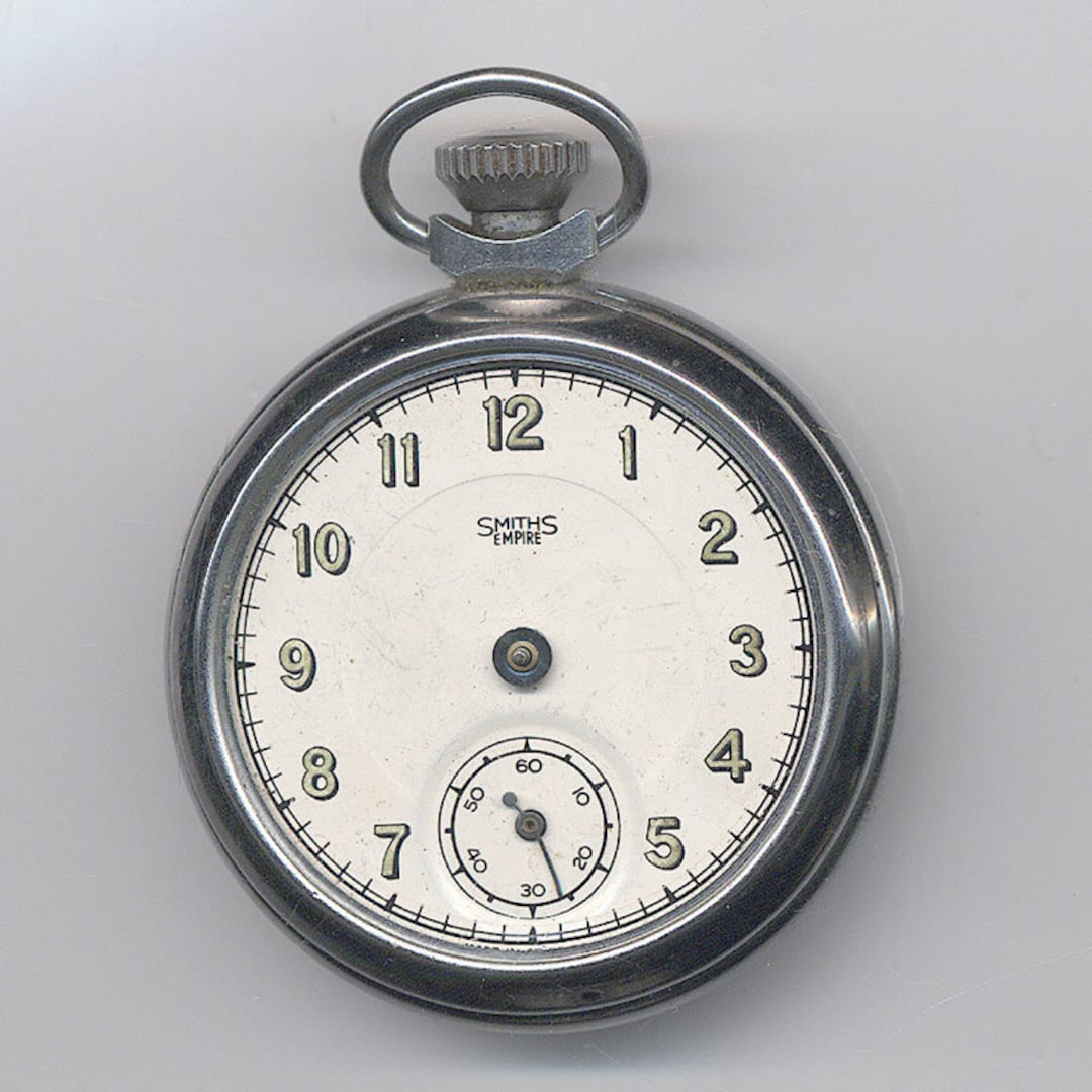 Vintage Smiths Empire Pocket Watch Open Face UK C1930s Etsy