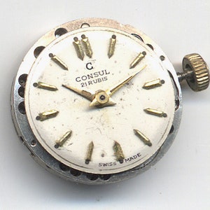 Damen Vintage Consul 21 Jewel CAL: 77 Uhrwerk